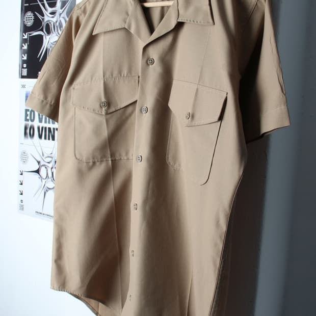 (M-L) 브랜드빈티지 반팔 카라 티셔츠 USA 70s 년대-H31783