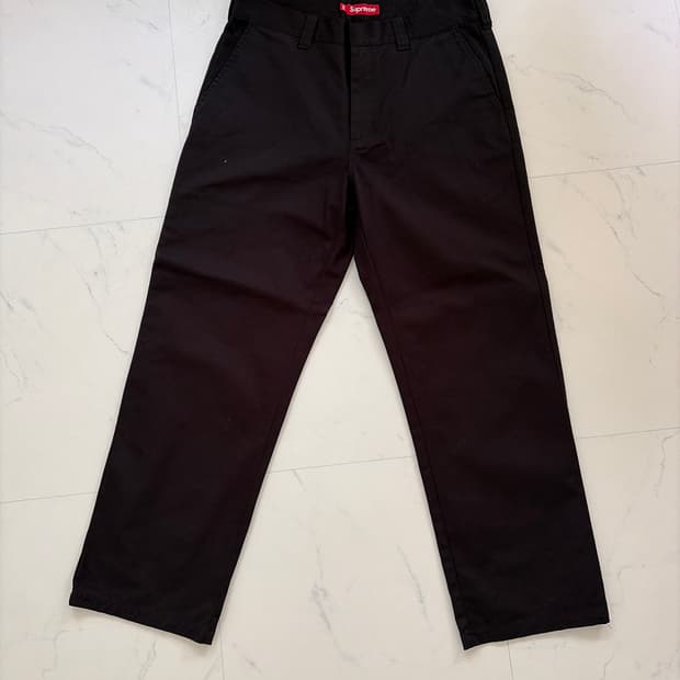 슈프림 워크팬츠 34