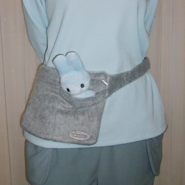 지초이 AW24 벨크로 웨이스트백 