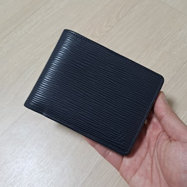 [100%/정품] 루이비통 에피 반지갑 네이비,루이비통지갑,루이비통반지갑