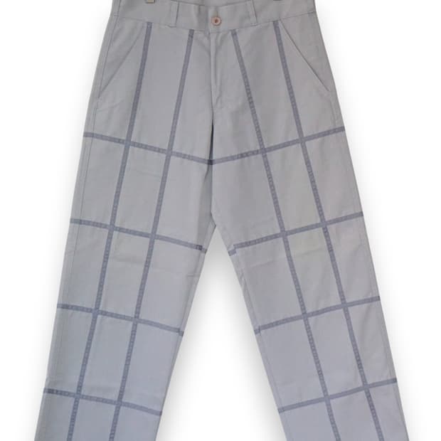 노매뉴얼 체크팬츠