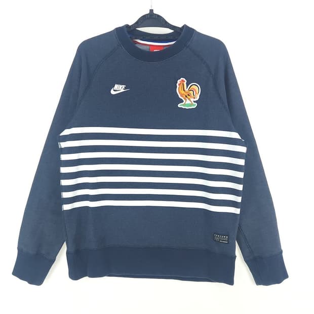 [남L(95)]나이키 네이비 커버트 브레톤 맨투맨[Y61-189]