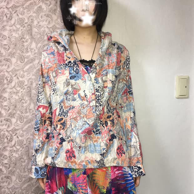 보헤미안 에스닉 후드 상의