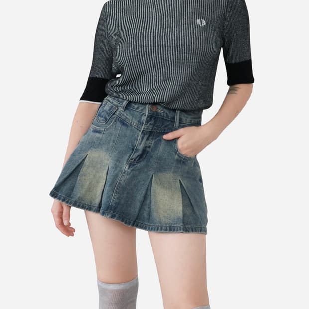 Fred Perry Striped Viscose Knit Top