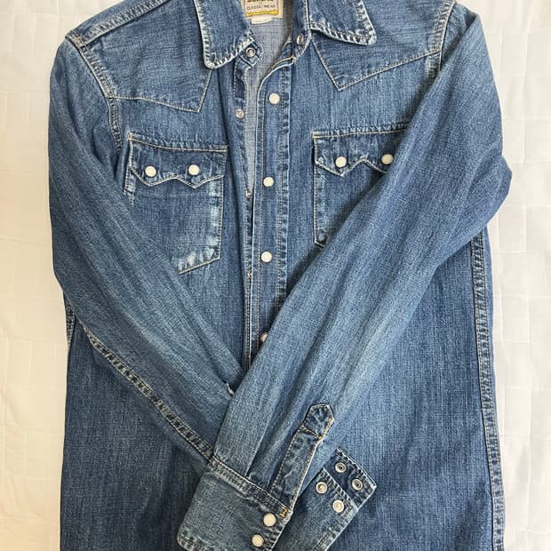 데님 셔츠