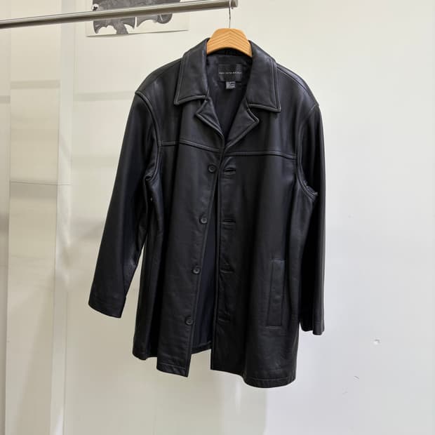 SAKS FIFTH AVENUE 레더자켓