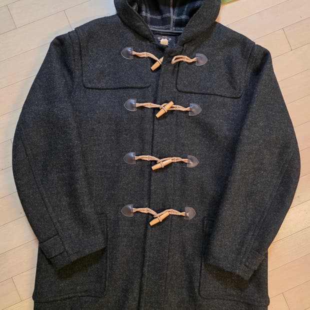 RRL 랄프로렌 / 멜란지 울 헤비 더플코트 XXL