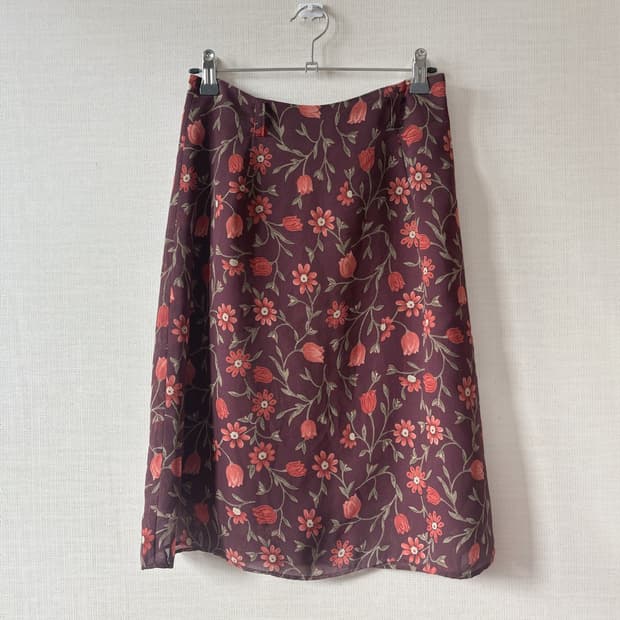 Vintage Floral Skirt