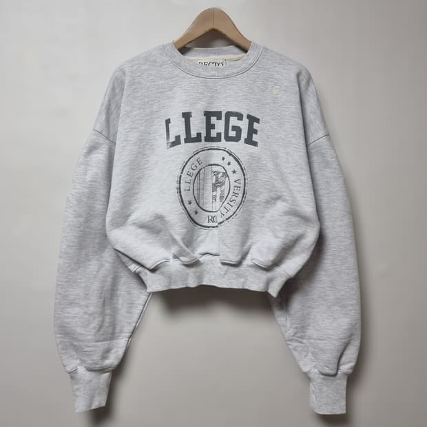 렉토 스웻 크롭 맨투맨 FREE