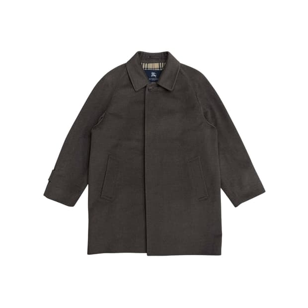 버버리 캐시미어 앙고라 울 브라운 코트 m 실측 남성 100 L 정도