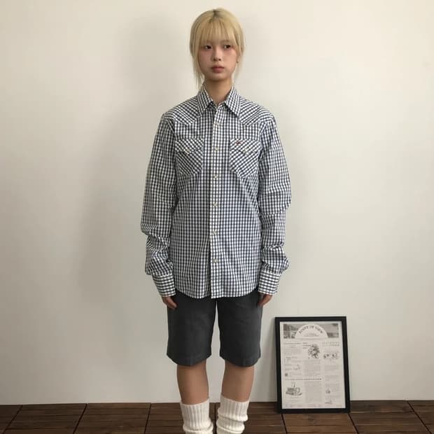 Hollister Gingham Western Shirt