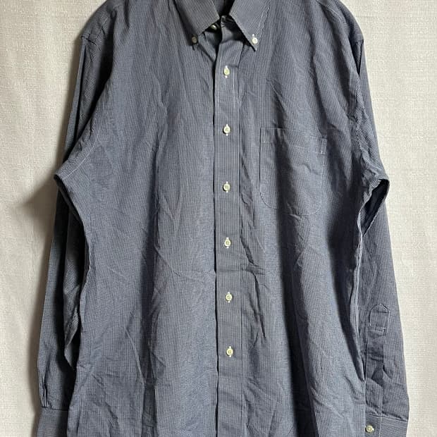 공용 브룩스브라더스 잔체크 셔츠 남방 100