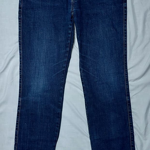 [FUBU/33] 푸부 다크 인디고 슬림 스트레이트 데님 (스판 함유)