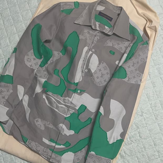 정품 루이비통 슈퍼키드 셔츠 자켓 L