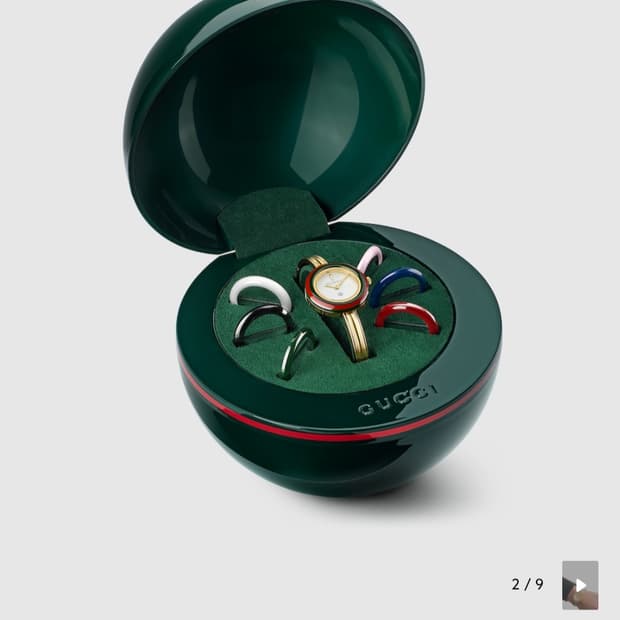 정품)구찌 베젤링 시계 풀세트