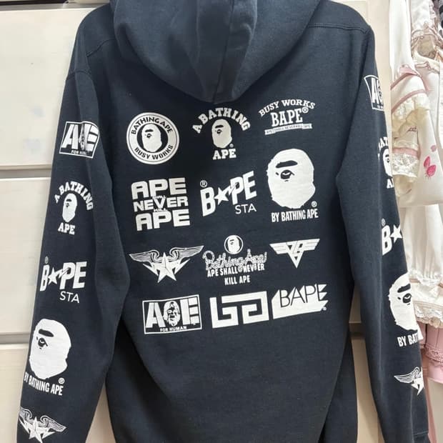 베이프 후드집업 s