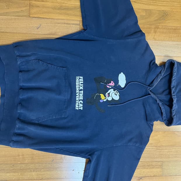 디스이즈네버댓 펠릭스 더 캣 콜라보 후드티