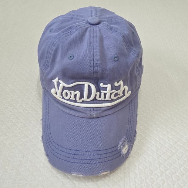 [프립]F/본더치(Von Dutch) 자수 디스트로이드 볼캡