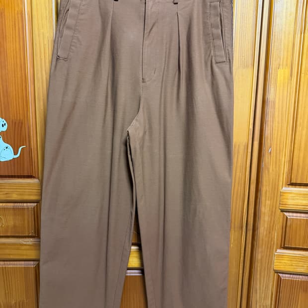 [M] YOKE 코튼 브라운 팬츠