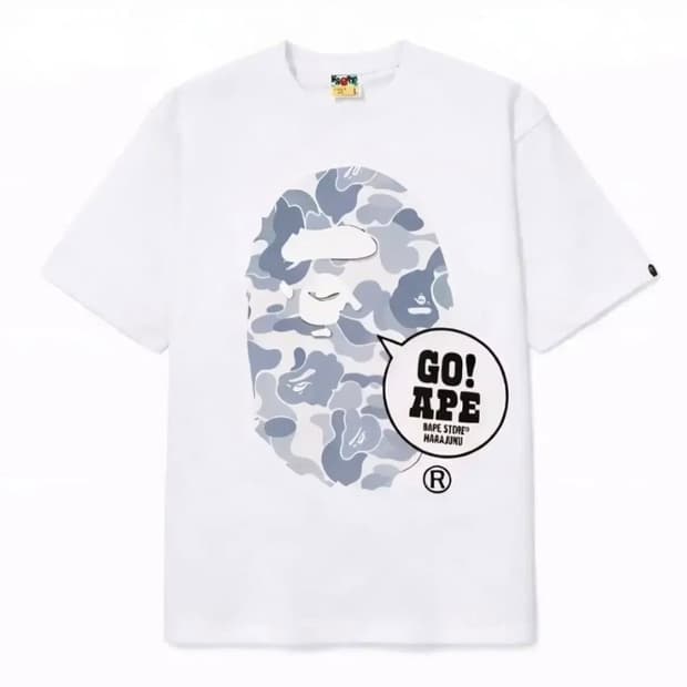 초특가)Bape 하라주쿠 반팔 티셔츠, 남여공용