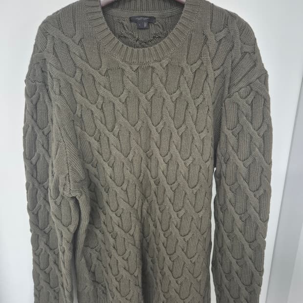 질스튜어트뉴욕/  꽈배기 니트/l