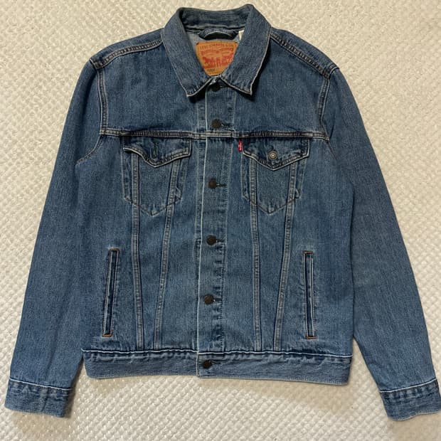 리바이스 72334 타입3 데님 트러커 청자켓(클리닝O)
