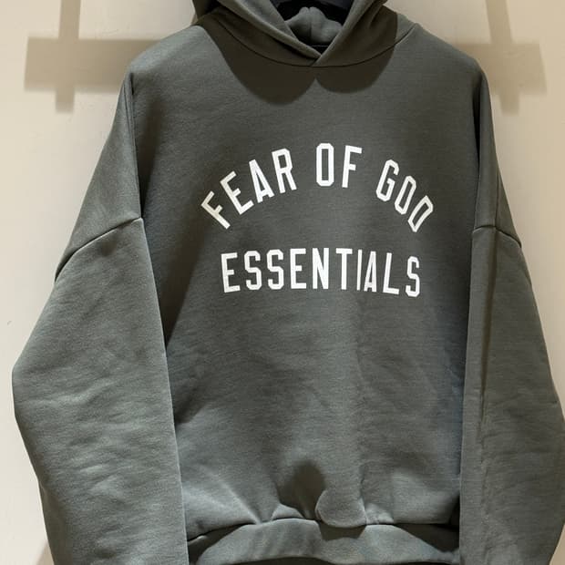 에센셜 플리스 후디