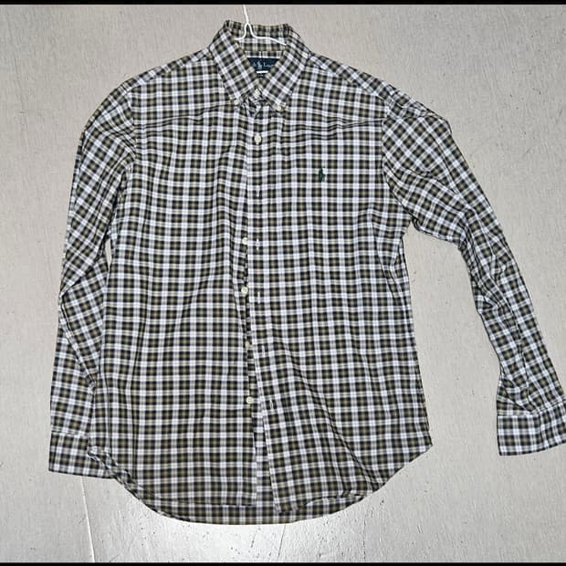 폴로 랄프로렌 체크 셔츠 M