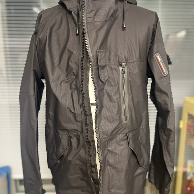 VISVIM 올드비즈빔 블랙 고어텍스 노마드 3L 자켓 M