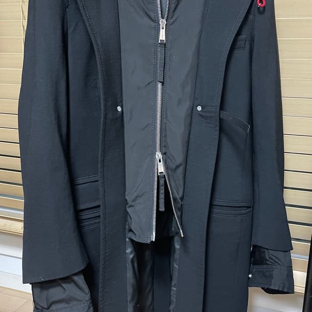 디스퀘어드2 (Dsquared2) 버클 레이어드 디자인 울코트 중고