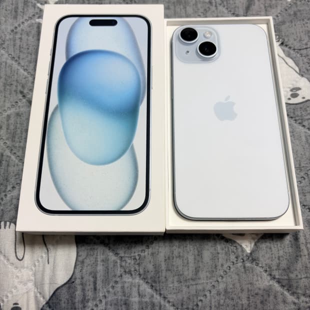 아이폰 15 블루 128GB 자급제