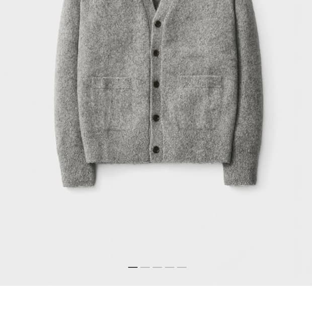 포터리 야크 알파카 컴포트 가디건 멜그 3