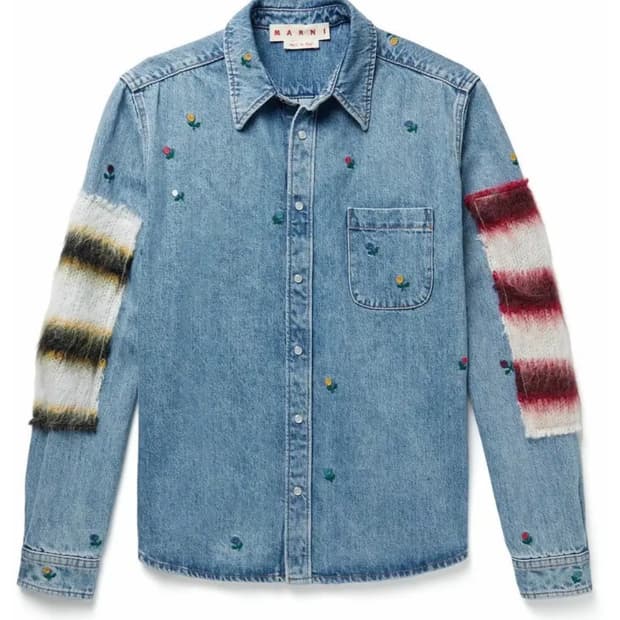 마르니 Marni 22ss 모헤어 데님 자켓