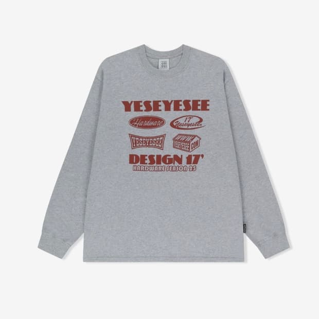 yeseyesee Y.E.S Hardware L/S grey 구합니다