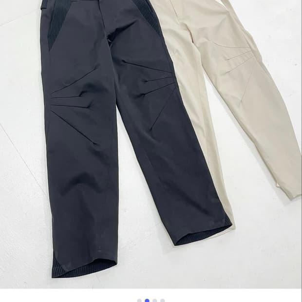 셰프트 블랙 팬츠