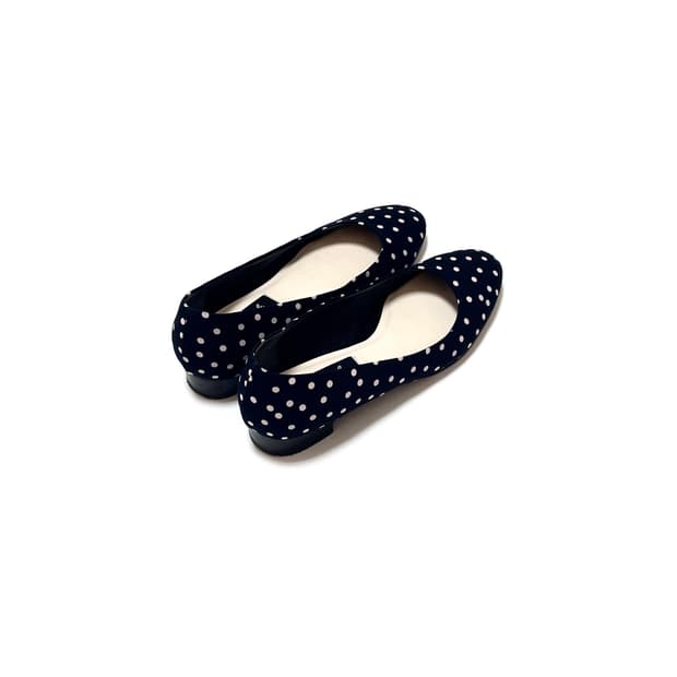 agnes b. polka dots navy pumps