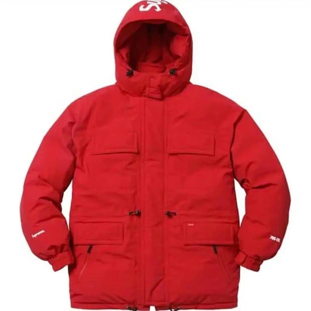 [M] 16FW 슈프림 다운타운 다운 파카 레드