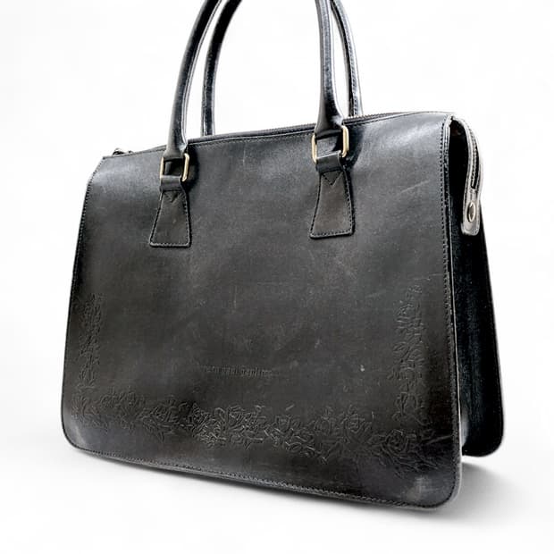 장폴고티에 90s 아카이브 뉴로즈 레더 토트백