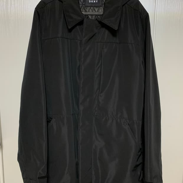 DKNY 후드 점퍼 트렌치 코트