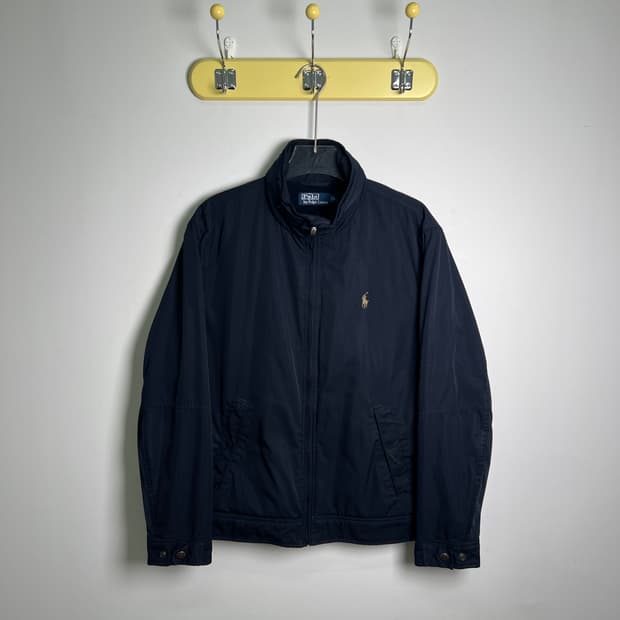 폴로 랄프로렌 네이비 폴리쉘 페리 자켓 L