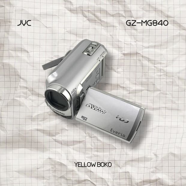 [에스파 감성] JVC 켄우드 GZ-MG840 브이로그 비디오 캠코더