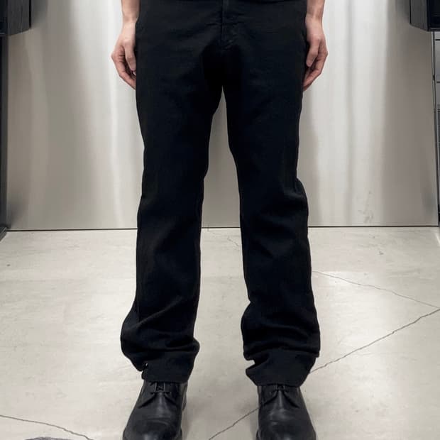꼼데가르송 옴므 블랙 치노 팬츠