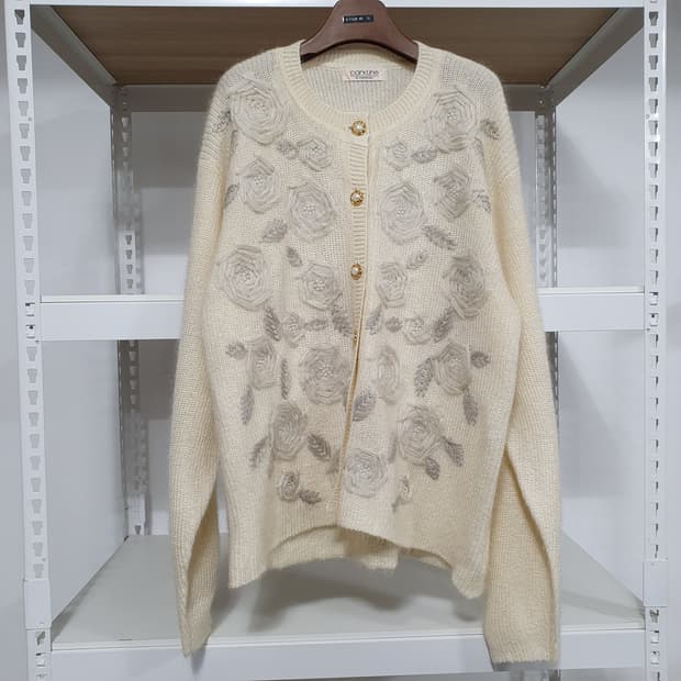 모리걸 일본 빈티지 오버사이즈 가디건 니트 스웨터