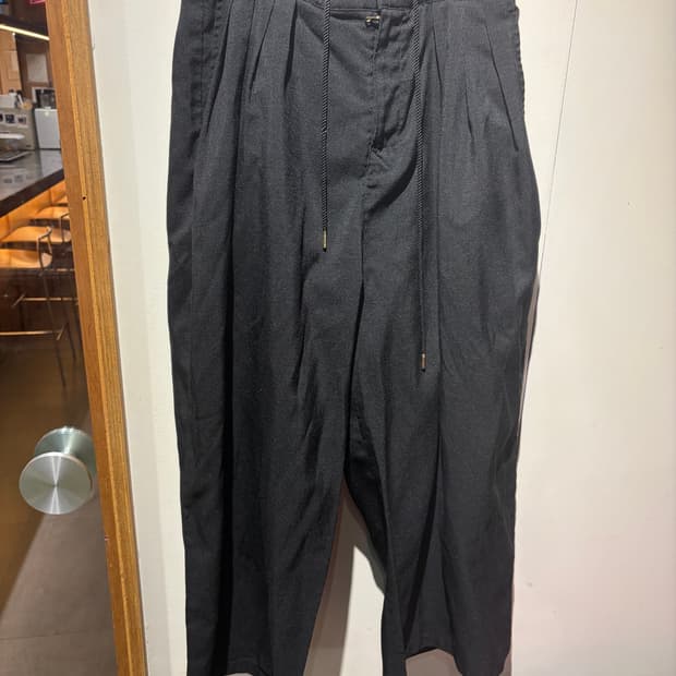 사스콰치패브릭스 Sasquatchfabrix 와이드 팬츠 (블랙)