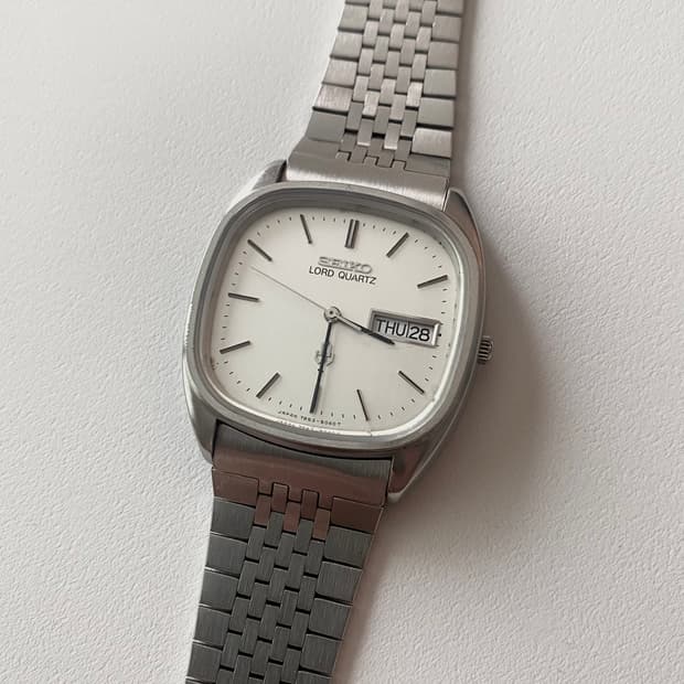 Seiko 세이코 스퀘어 로드 쿼츠 데이데이트