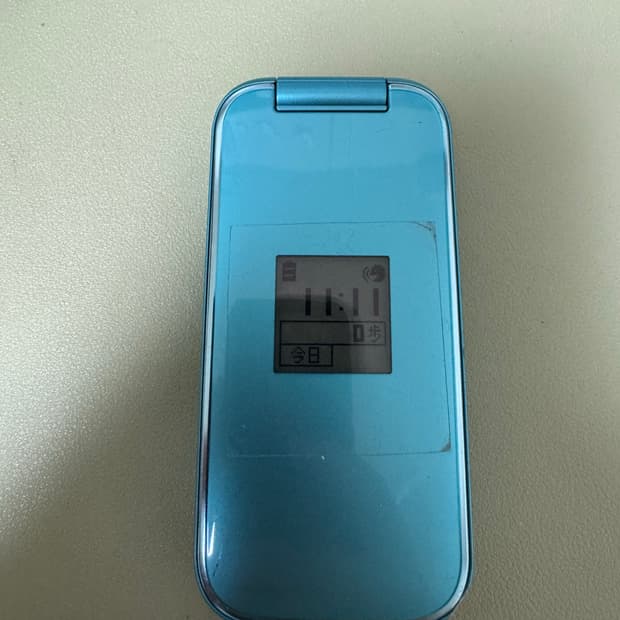 일본 빈티지 폴더폰 카메라 f-01g