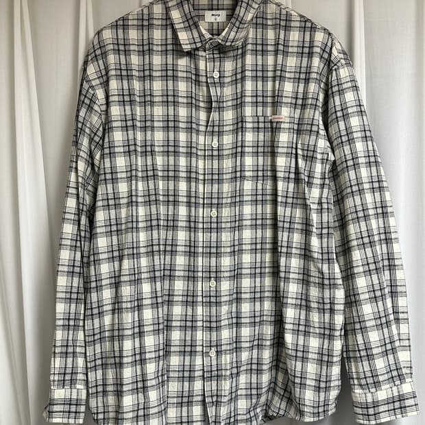 Mmlg 체크 셔츠 M(100-105)