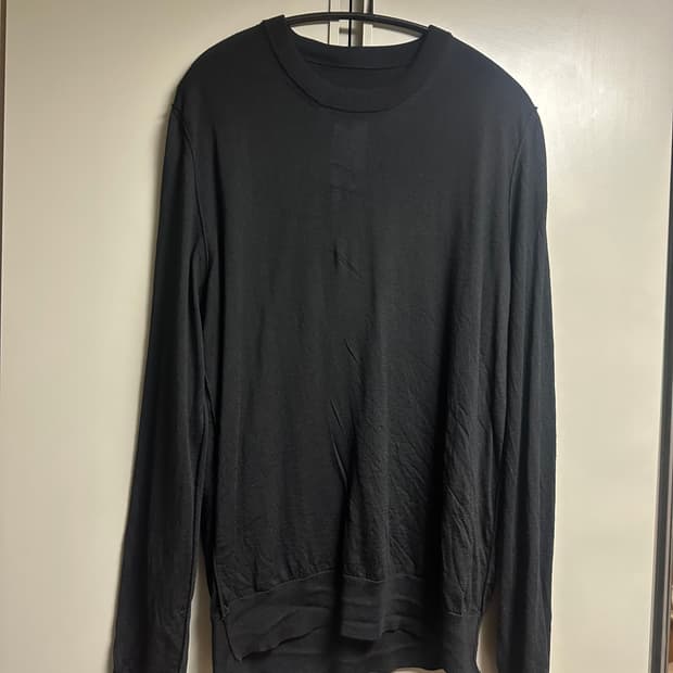 마르지엘라 레이어링 니트 블랙 XL