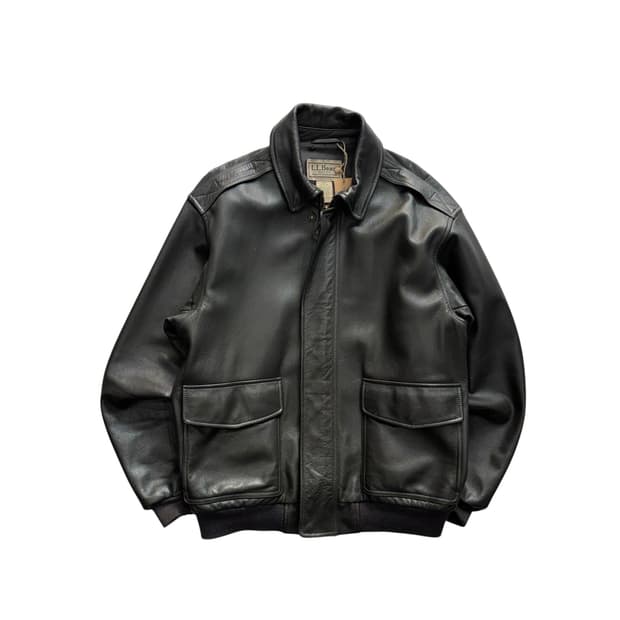 [105] 엘엘빈 A2 봄버 레더 자켓