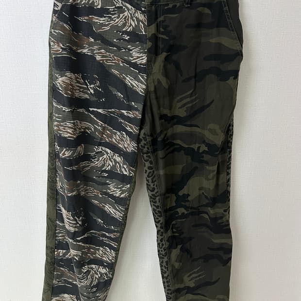 Pattern Mixed Pants [KHAKI] XL사이즈